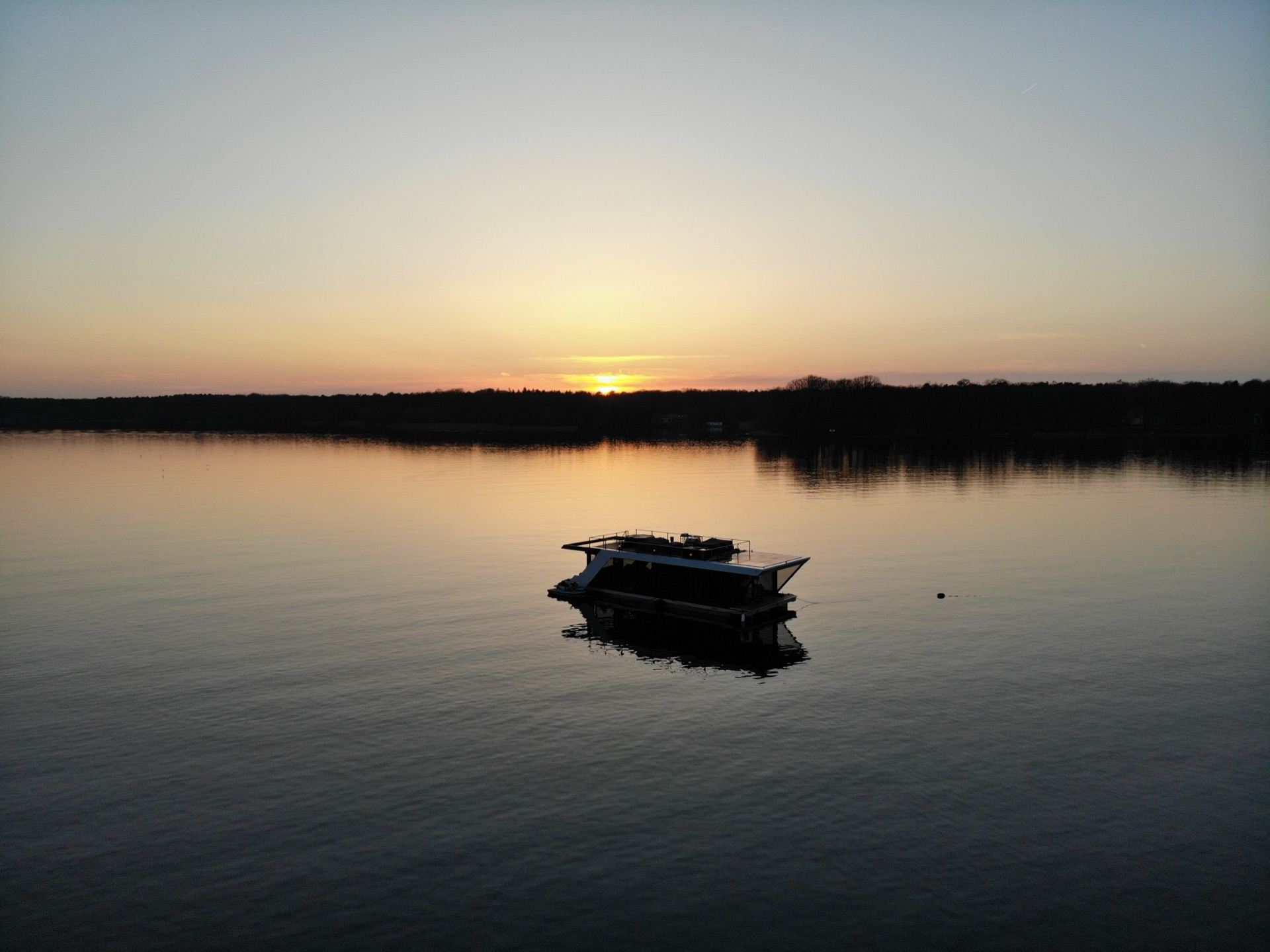 LakeView auf der Havel bei Sonnenuntergang