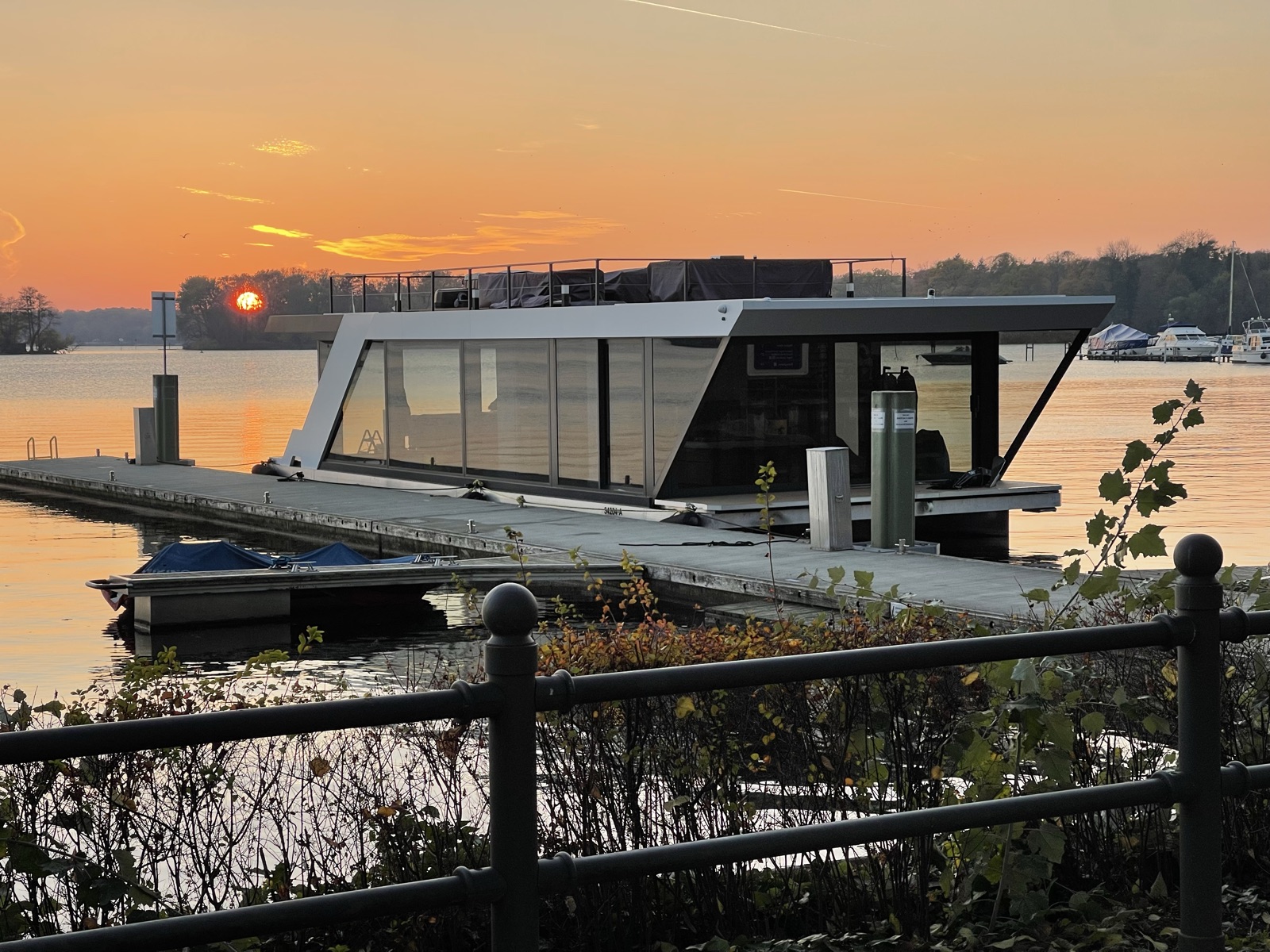 Sonnenaufgang an der LakeView am Steg